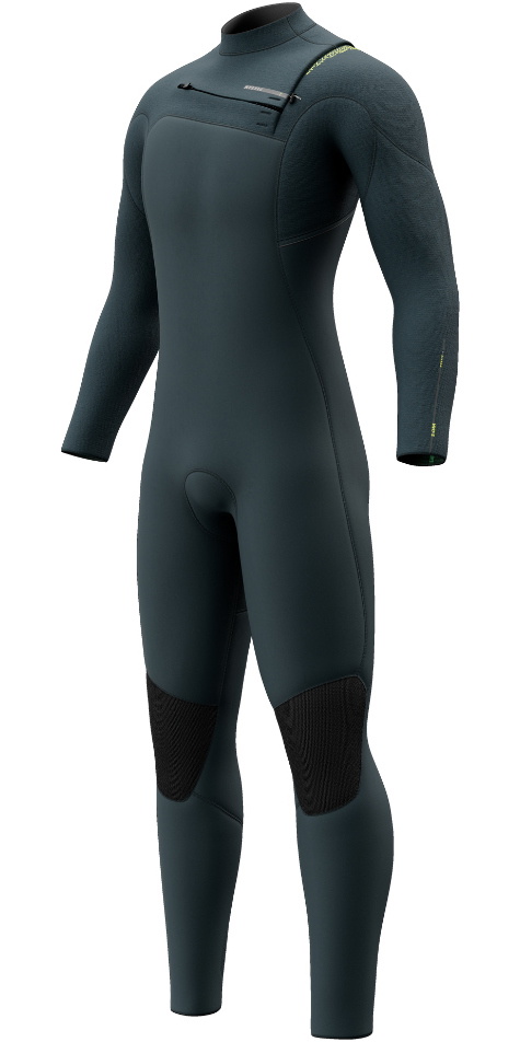 2026 O'Neill Mens Hyperfreak 5/4mm Chest Zip Wetsuit 5345 - Black